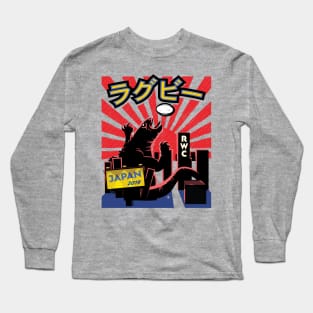 Rugby Godzilla Japan 2019 Long Sleeve T-Shirt